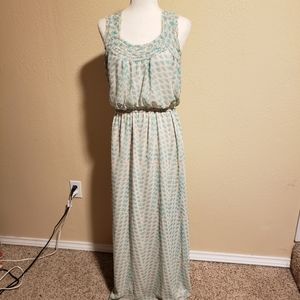 Chelsea‎ & Violet Dress Maxi Size Large NWOT